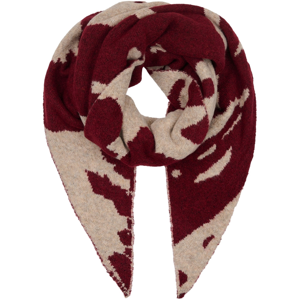 MARTA DU CHATEAU Marta du Chateau dame tørklæde MdcFreesia BA-2802 Scarf Bordeaux