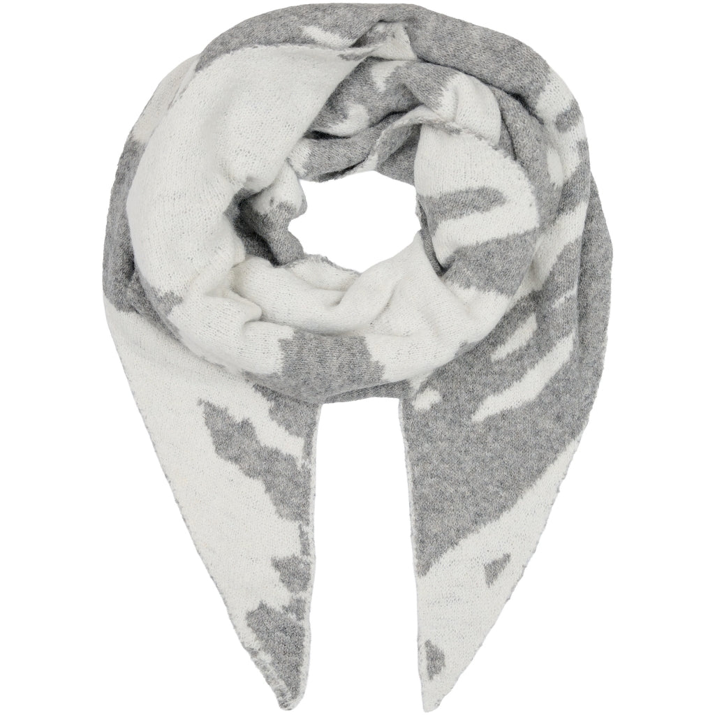 MARTA DU CHATEAU Marta du Chateau dame tørklæde MdcFreesia BA-2802 Scarf Light Grey