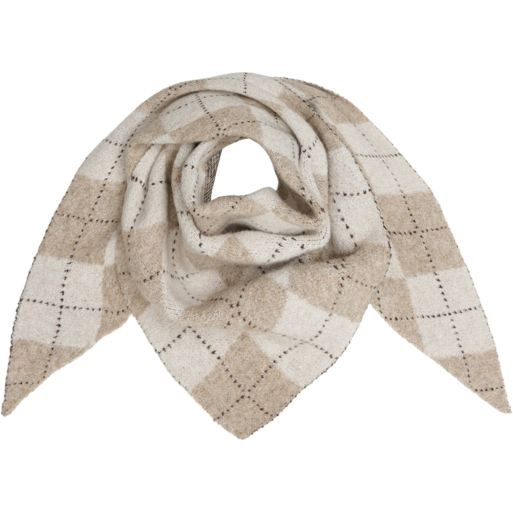 MARTA DU CHATEAU Marta du Chateau dame tørklæde MdcGretzel BA-3446 Scarf Taupe/Beige