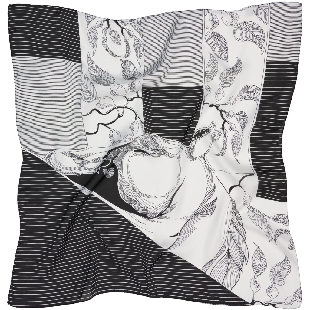 MARTA DU CHATEAU Marta du Chateau dame tørklæde MdcJuline FA-Scarf Scarf Black31321-3