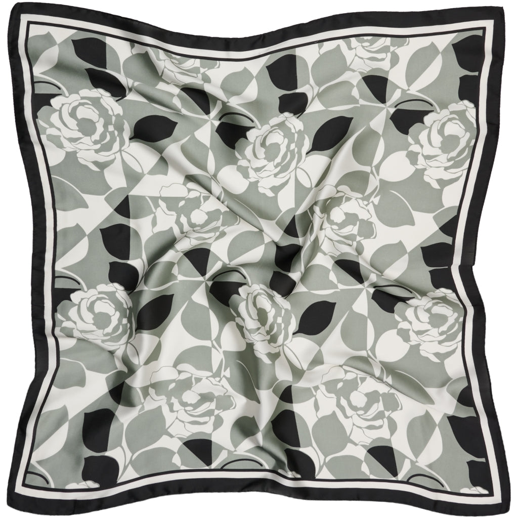 MARTA DU CHATEAU Marta du Chateau dame tørklæde MdcJuline FA-Scarf Scarf Black/Grey31324-2