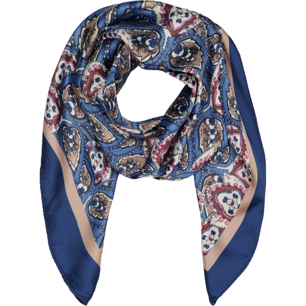 MARTA DU CHATEAU Marta du Chateau dame tørklæde MdcJuline FA-Scarf Scarf Blue11154-5