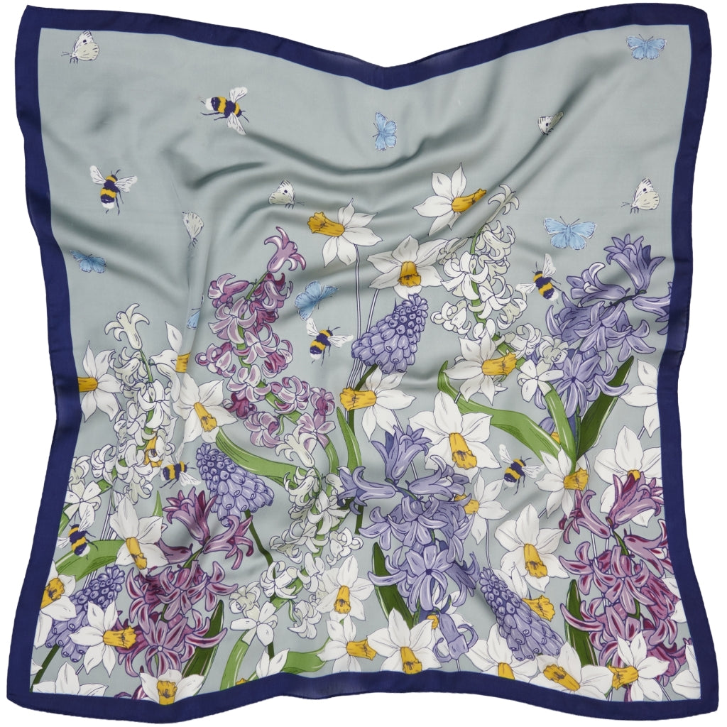 MARTA DU CHATEAU Marta du Chateau dame tørklæde MdcJuline FA-Scarf Scarf Blue31320-3