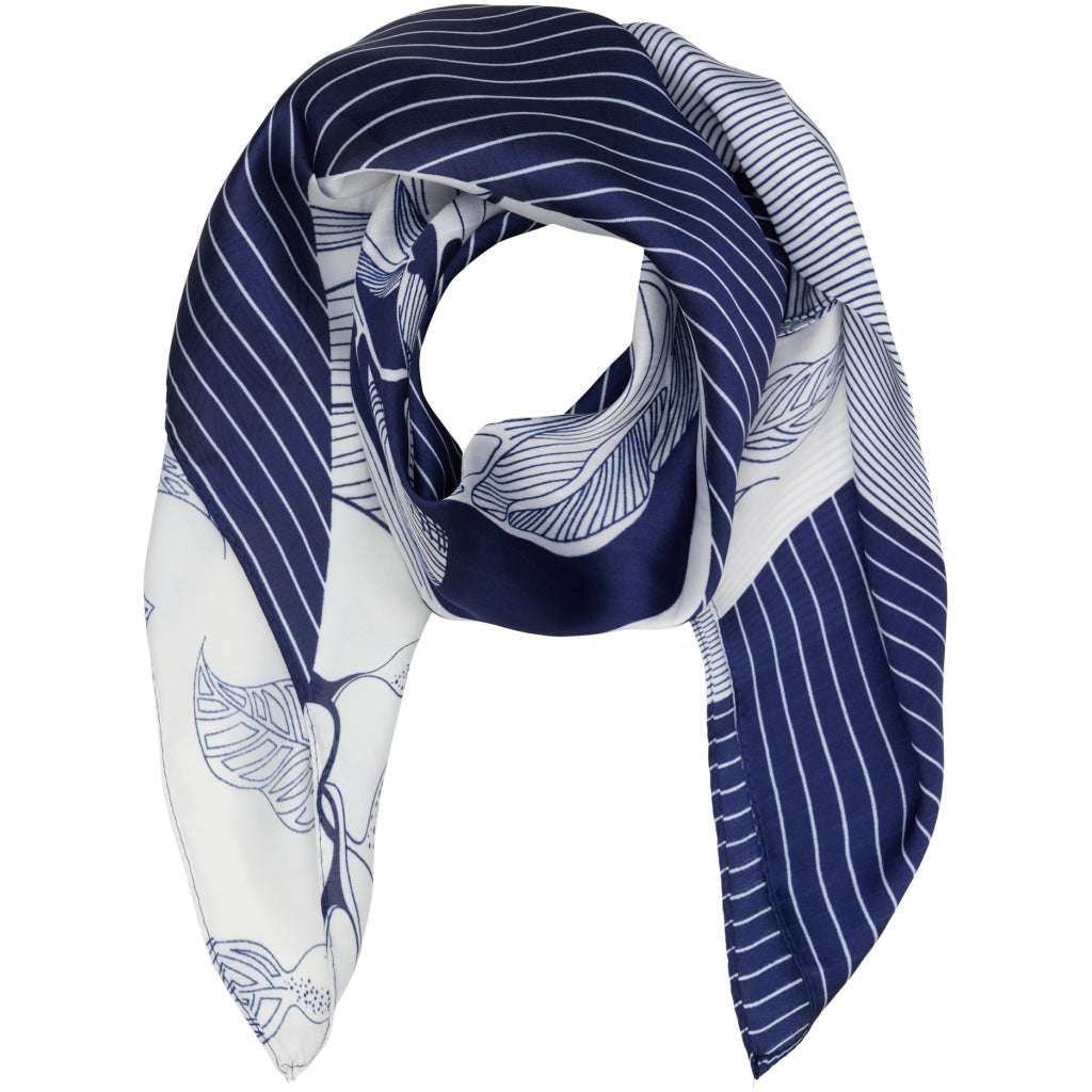 MARTA DU CHATEAU Marta du Chateau dame tørklæde MdcJuline FA-Scarf Scarf Blue31321-2