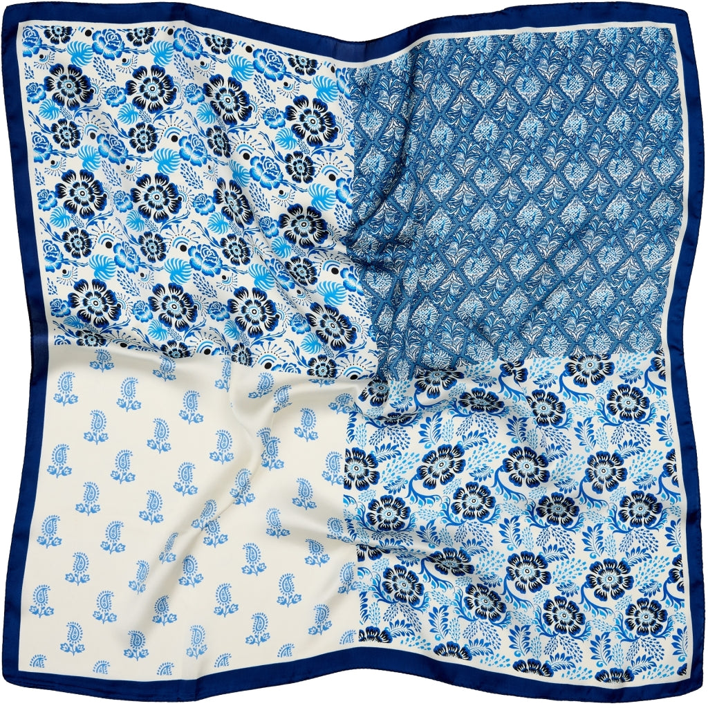 MARTA DU CHATEAU Marta du Chateau dame tørklæde MdcJuline FA-Scarf Scarf Blue3874