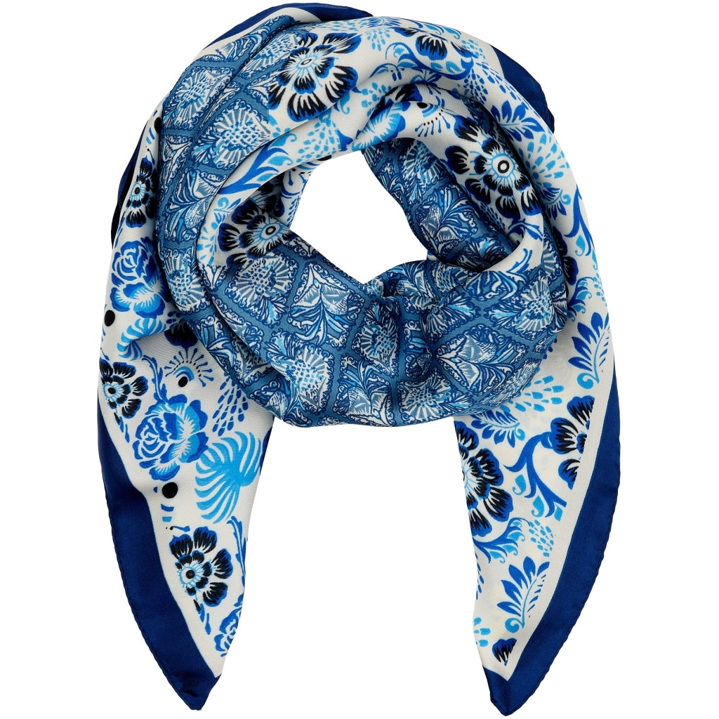 MARTA DU CHATEAU Marta du Chateau dame tørklæde MdcJuline FA-Scarf Scarf Blue3874