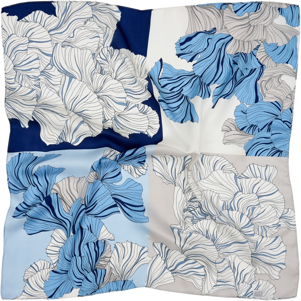 MARTA DU CHATEAU Marta du Chateau dame tørklæde MdcJuline FA-Scarf Scarf Blue3884