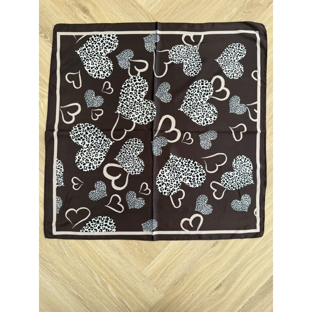 MARTA DU CHATEAU Marta du Chateau dame tørklæde MdcJuline FA-Scarf Scarf Brown11148-5