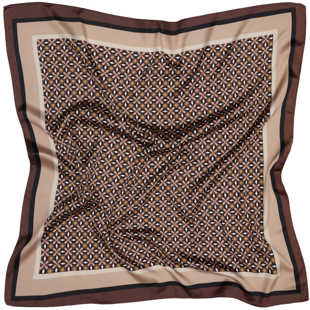 MARTA DU CHATEAU Marta du Chateau dame tørklæde MdcJuline FA-Scarf Scarf Brown11154-2