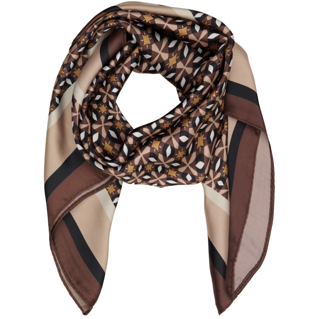 MARTA DU CHATEAU Marta du Chateau dame tørklæde MdcJuline FA-Scarf Scarf Brown11154-2