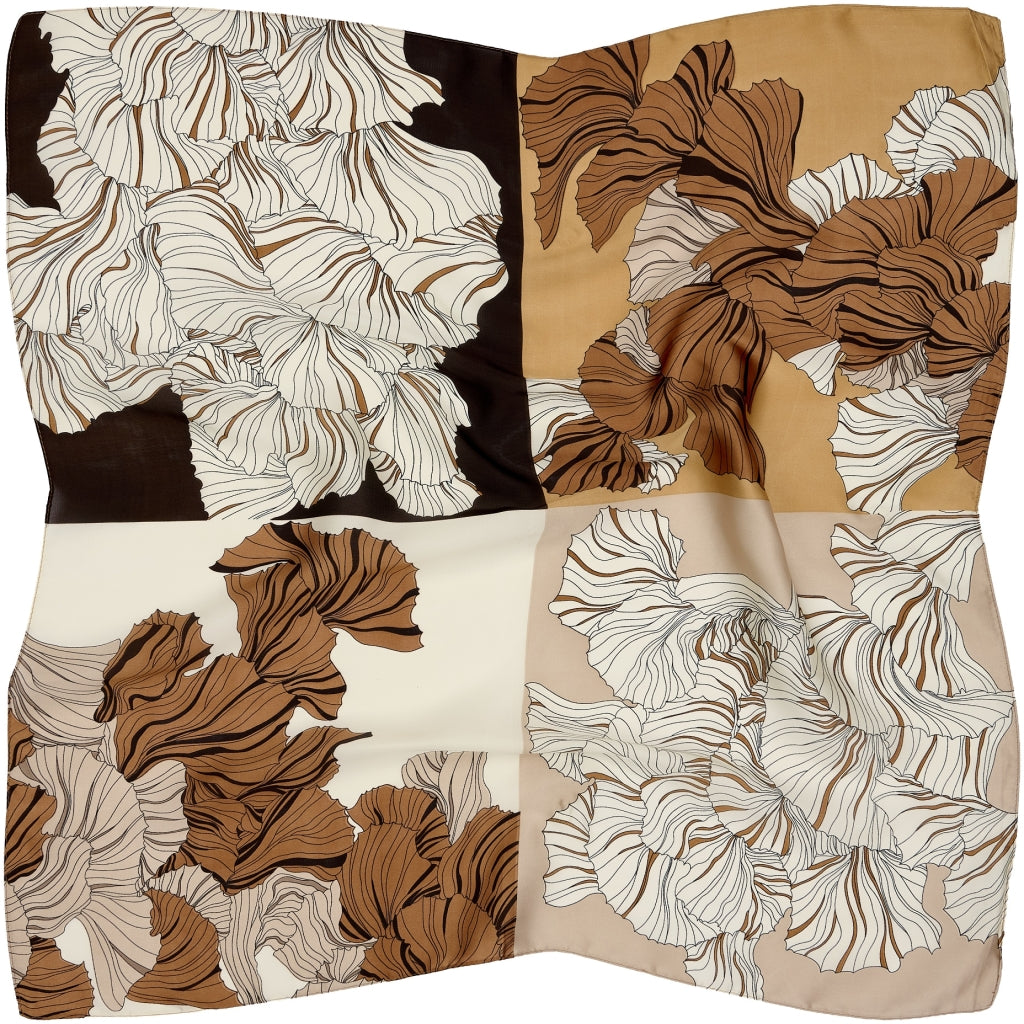 MARTA DU CHATEAU Marta du Chateau dame tørklæde MdcJuline FA-Scarf Scarf Coffee3884