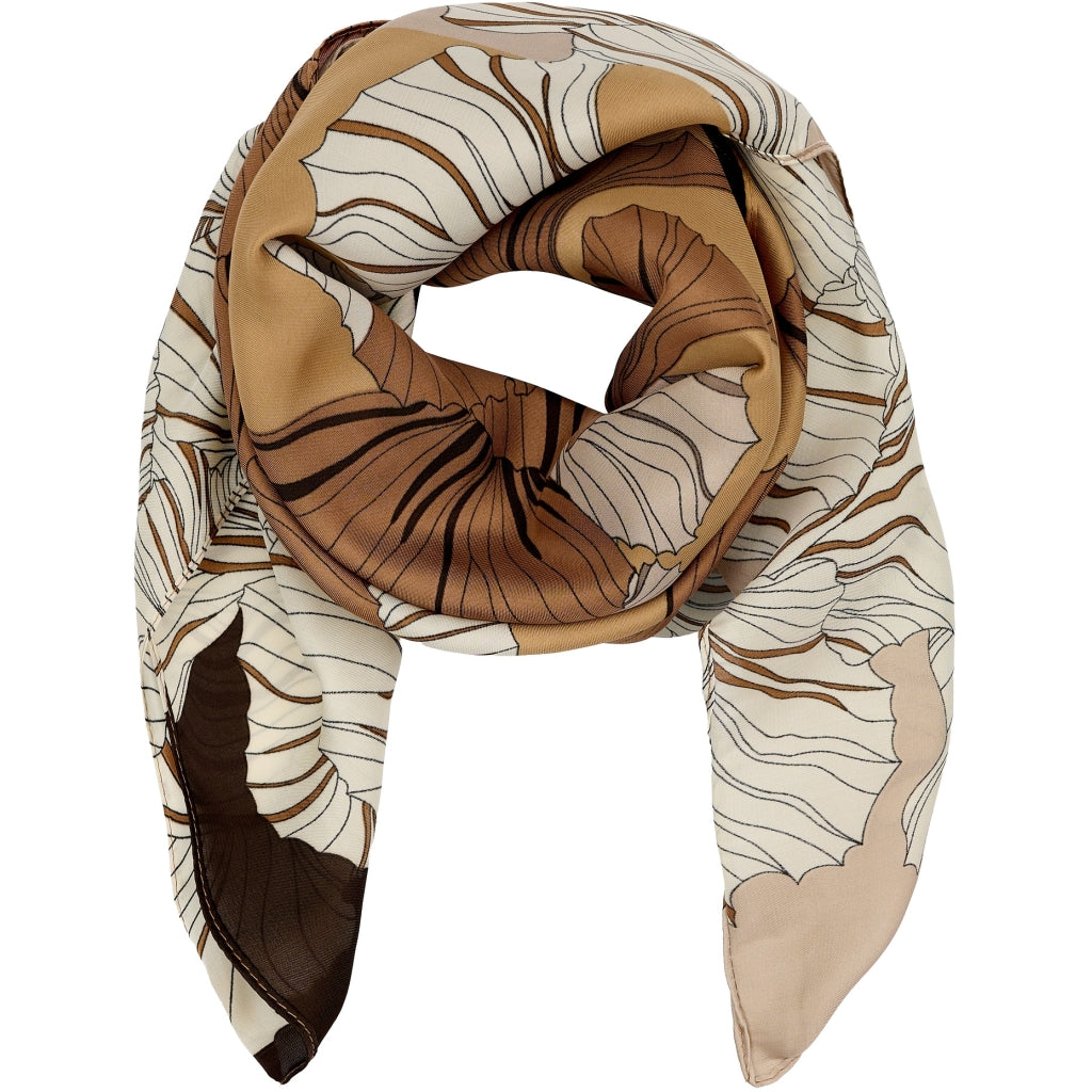 MARTA DU CHATEAU Marta du Chateau dame tørklæde MdcJuline FA-Scarf Scarf Coffee3884