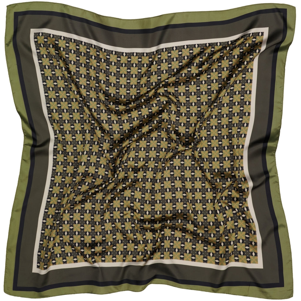 MARTA DU CHATEAU Marta du Chateau dame tørklæde MdcJuline FA-Scarf Scarf Green11155-2