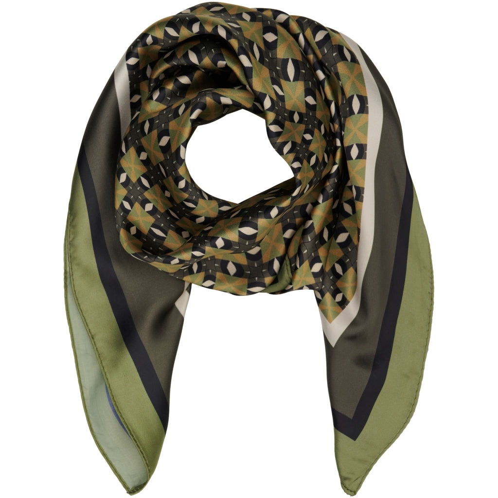 MARTA DU CHATEAU Marta du Chateau dame tørklæde MdcJuline FA-Scarf Scarf Green11155-2