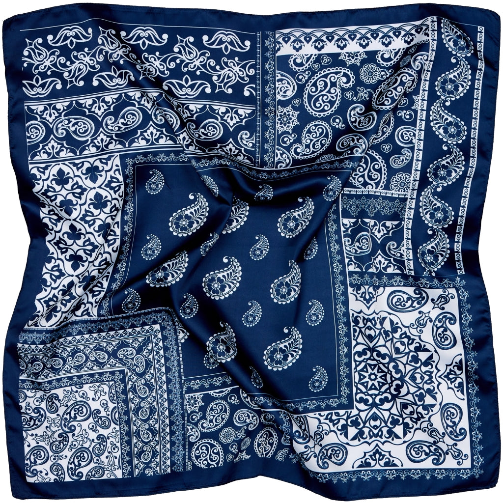 MARTA DU CHATEAU Marta du Chateau dame tørklæde MdcJuline FA-Scarf Scarf Navy11124