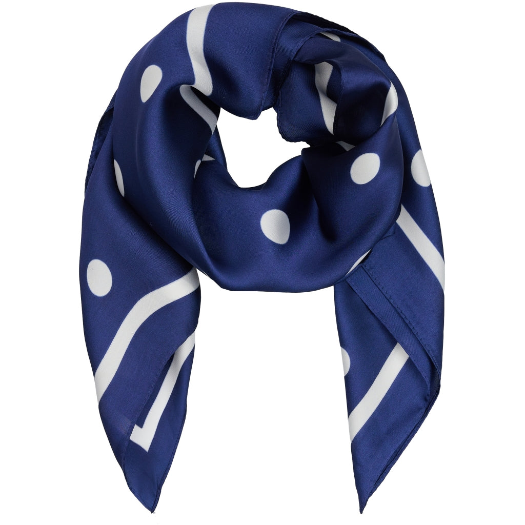 MARTA DU CHATEAU Marta du Chateau dame tørklæde MdcJuline FA-Scarf Scarf Navy1515