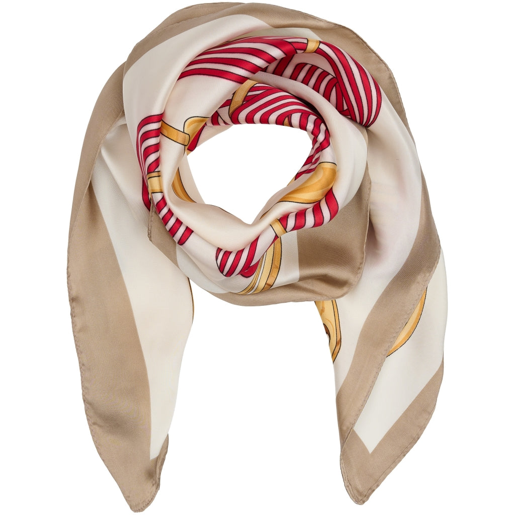 MARTA DU CHATEAU Marta du Chateau dame tørklæde MdcJuline FA-Scarf Scarf Red3849