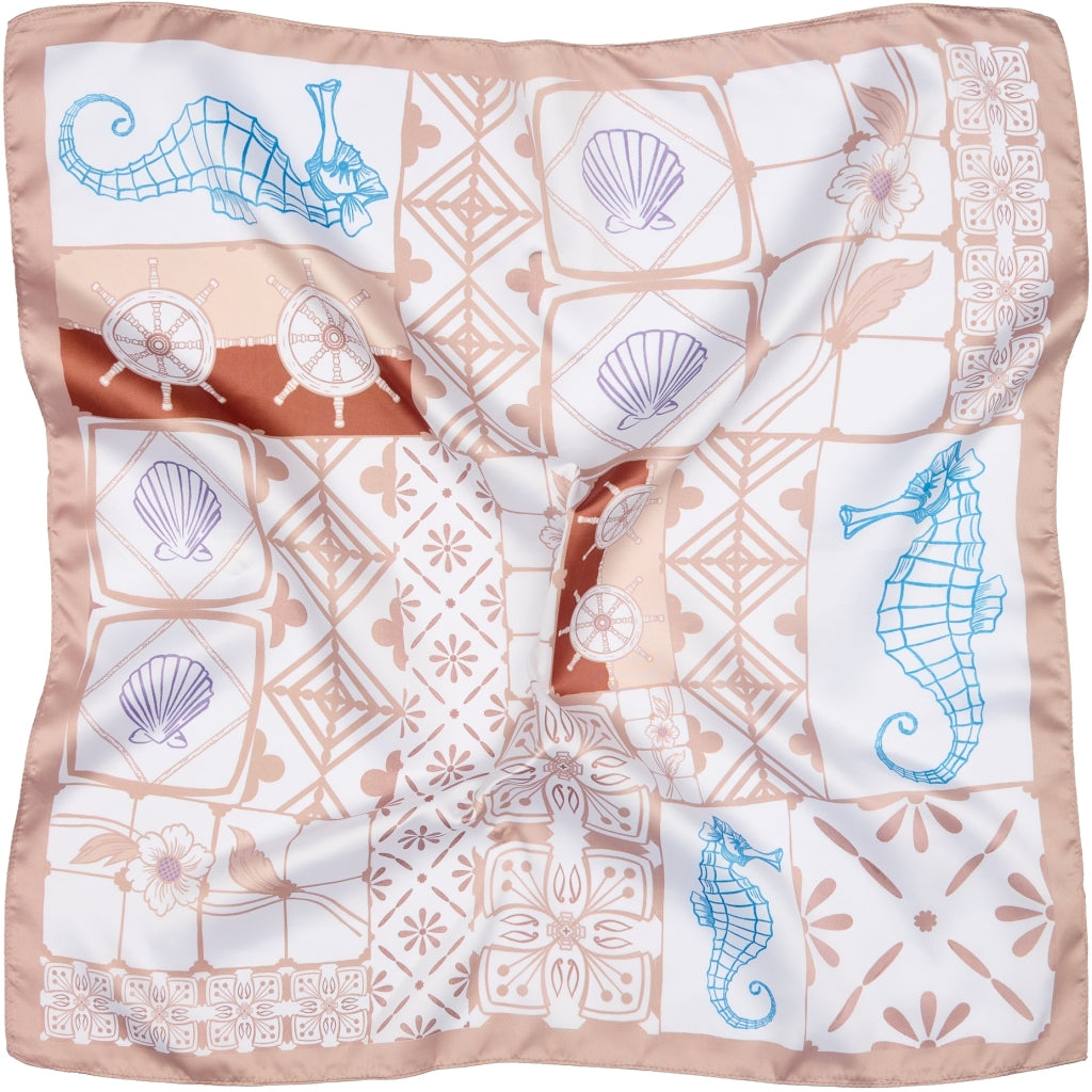 MARTA DU CHATEAU Marta du Chateau dame tørklæde MdcJuline FA-Scarf Scarf Taupe11114