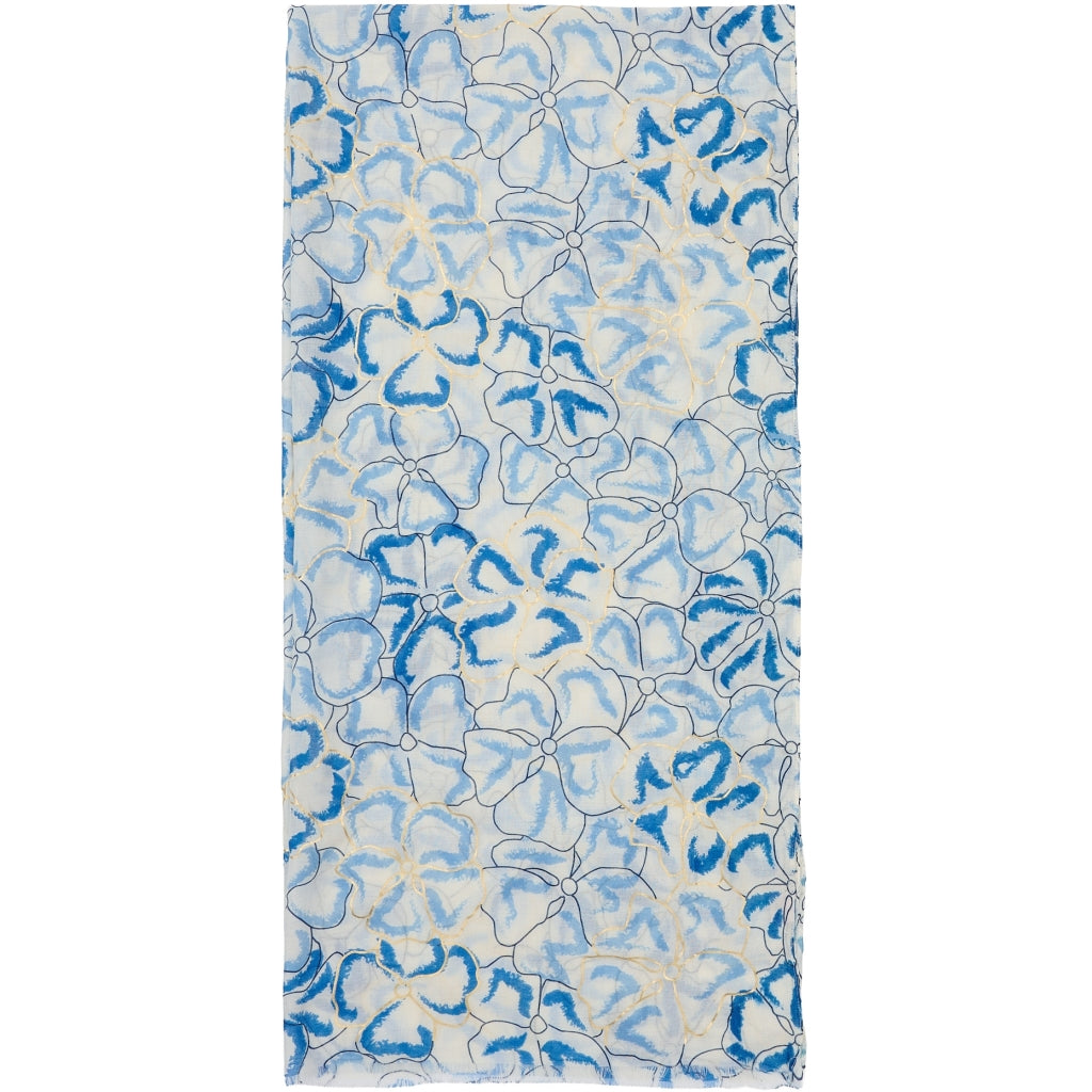 MARTA DU CHATEAU Marta du Chateau dame tørklæde MdcKaysa FA3841 Scarf Blue