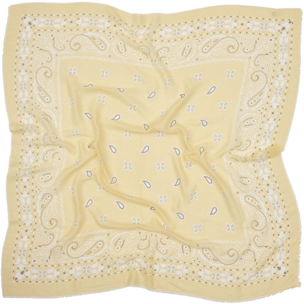 MARTA DU CHATEAU Marta du Chateau dame tørklæde MdcLeah FA37258 Scarf Light Yellow