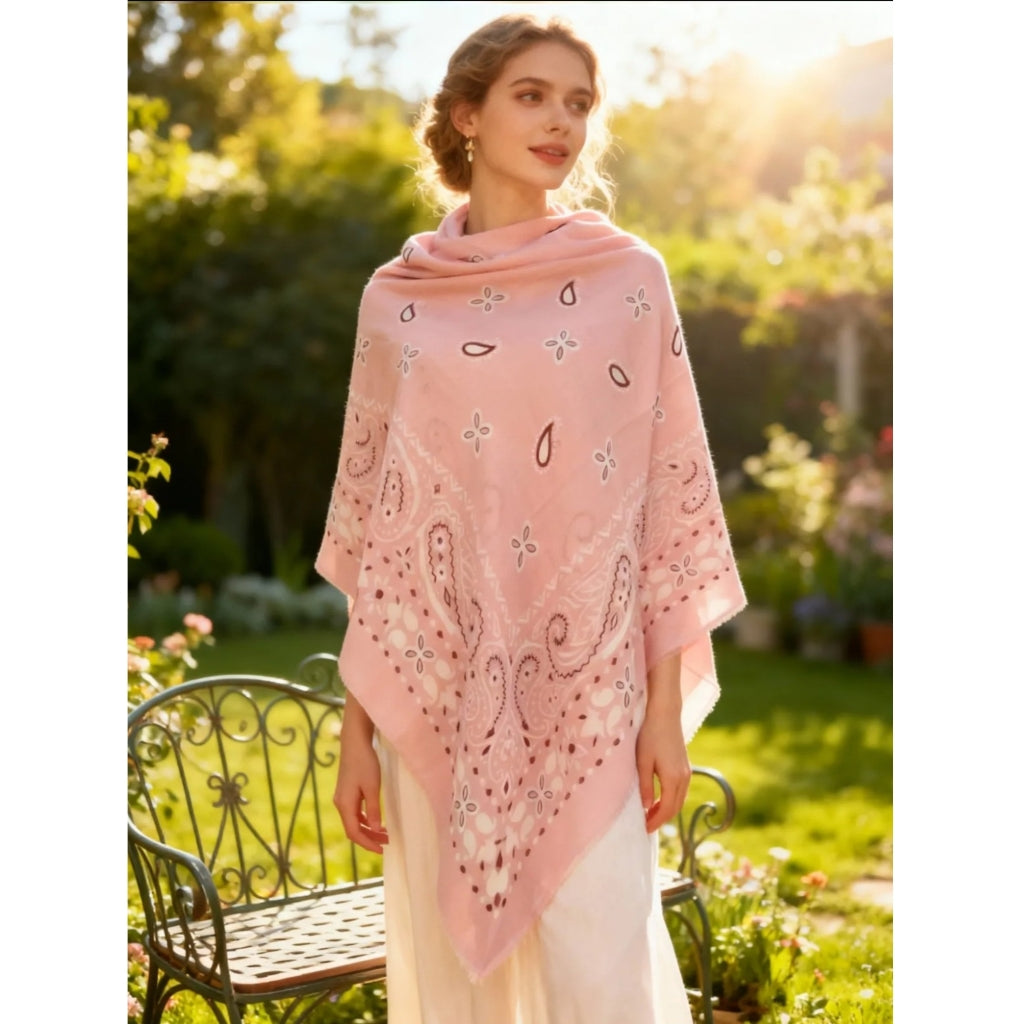 MARTA DU CHATEAU Marta du Chateau dame tørklæde MdcLeah FA37258 Scarf Rosa