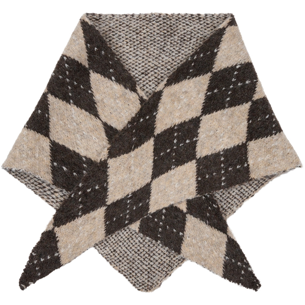MARTA DU CHATEAU Marta du Chateau dame tørklæde MdcMaxi BA-3512 Scarf Coffee/Taupe
