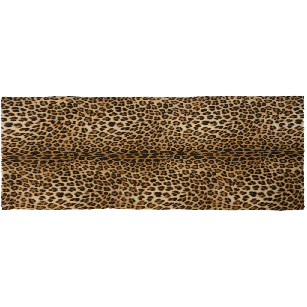 MARTA DU CHATEAU Marta du Chateau dame tørklæde MdcMocca 172-1010 Scarf Leo Print