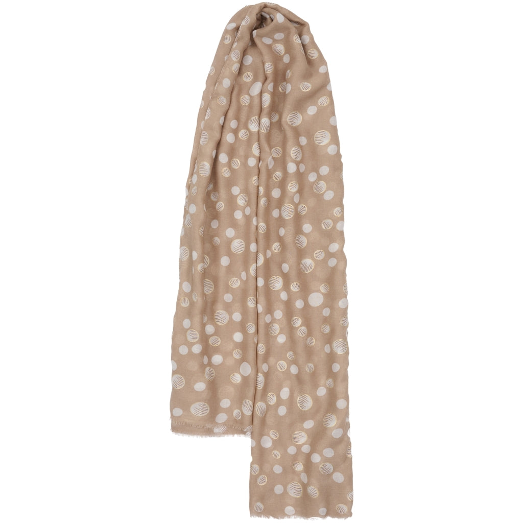 MARTA DU CHATEAU Marta du Chateau dame tørklæde MdcNimma FA37238 Scarf Light Coffee