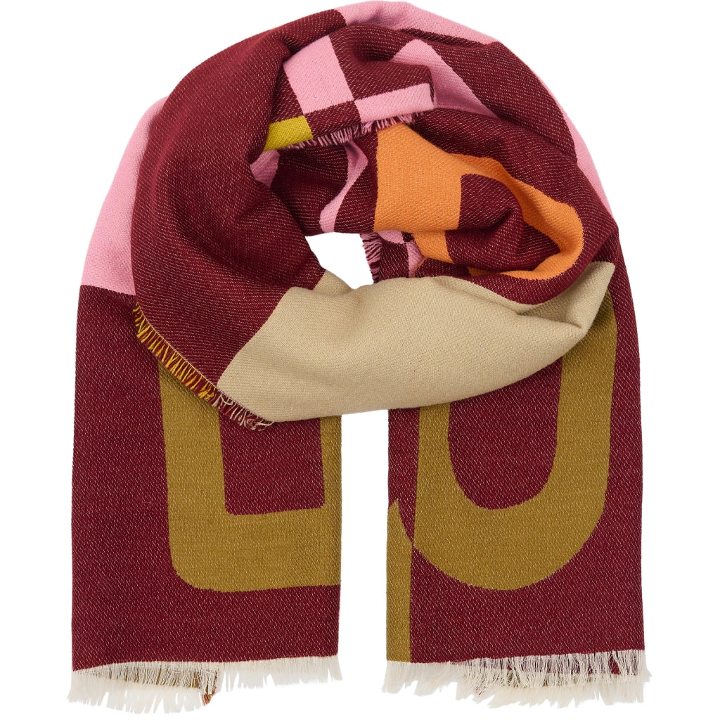 MARTA DU CHATEAU Marta du Chateau dame tørklæde MdcNyla BA-2865 Scarf Bordeaux