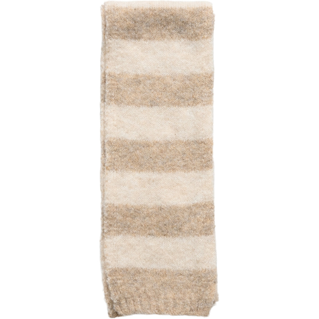 MARTA DU CHATEAU Marta du Chateau dame tørklæde MdcSilla BA-3516 Scarf Taupe/Apricot