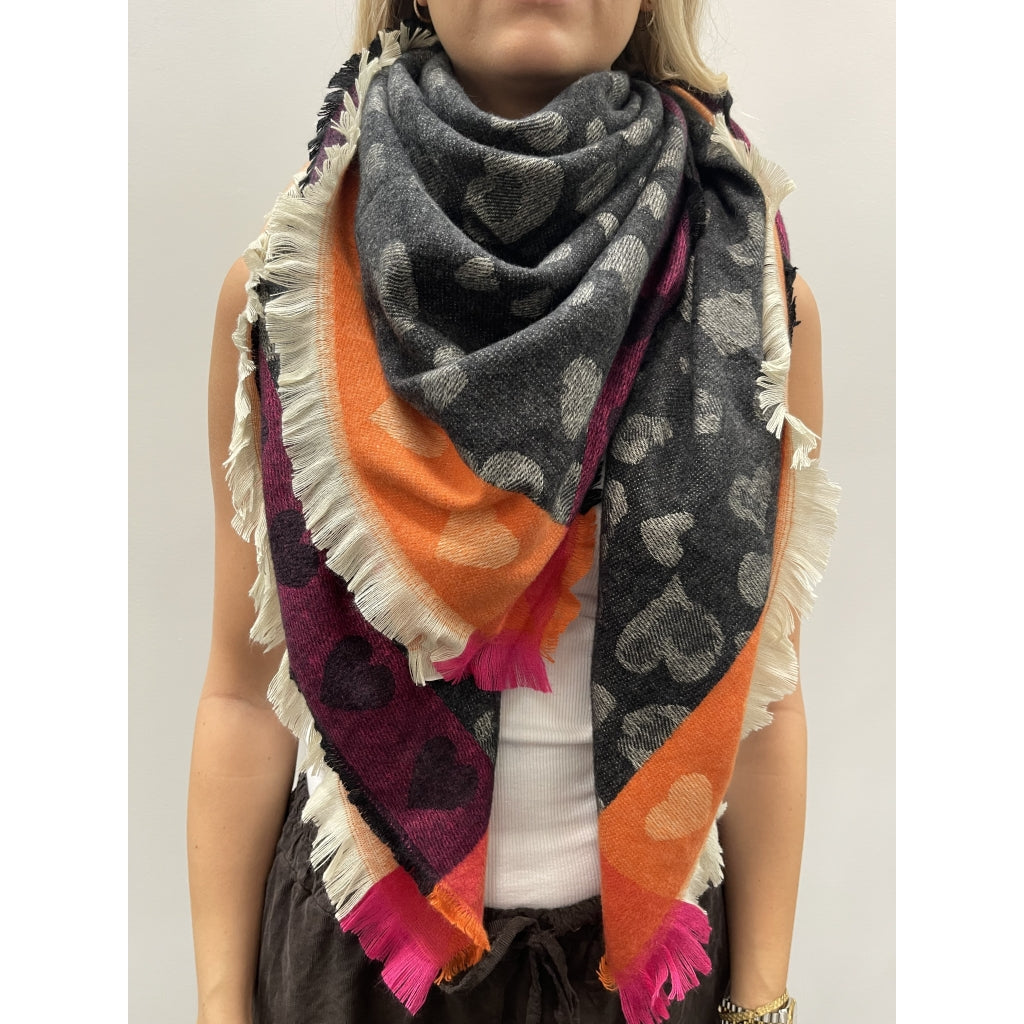 MARTA DU CHATEAU Marta du Chateau dame tørklæde MdcSoraka BA-1499 Scarf Black