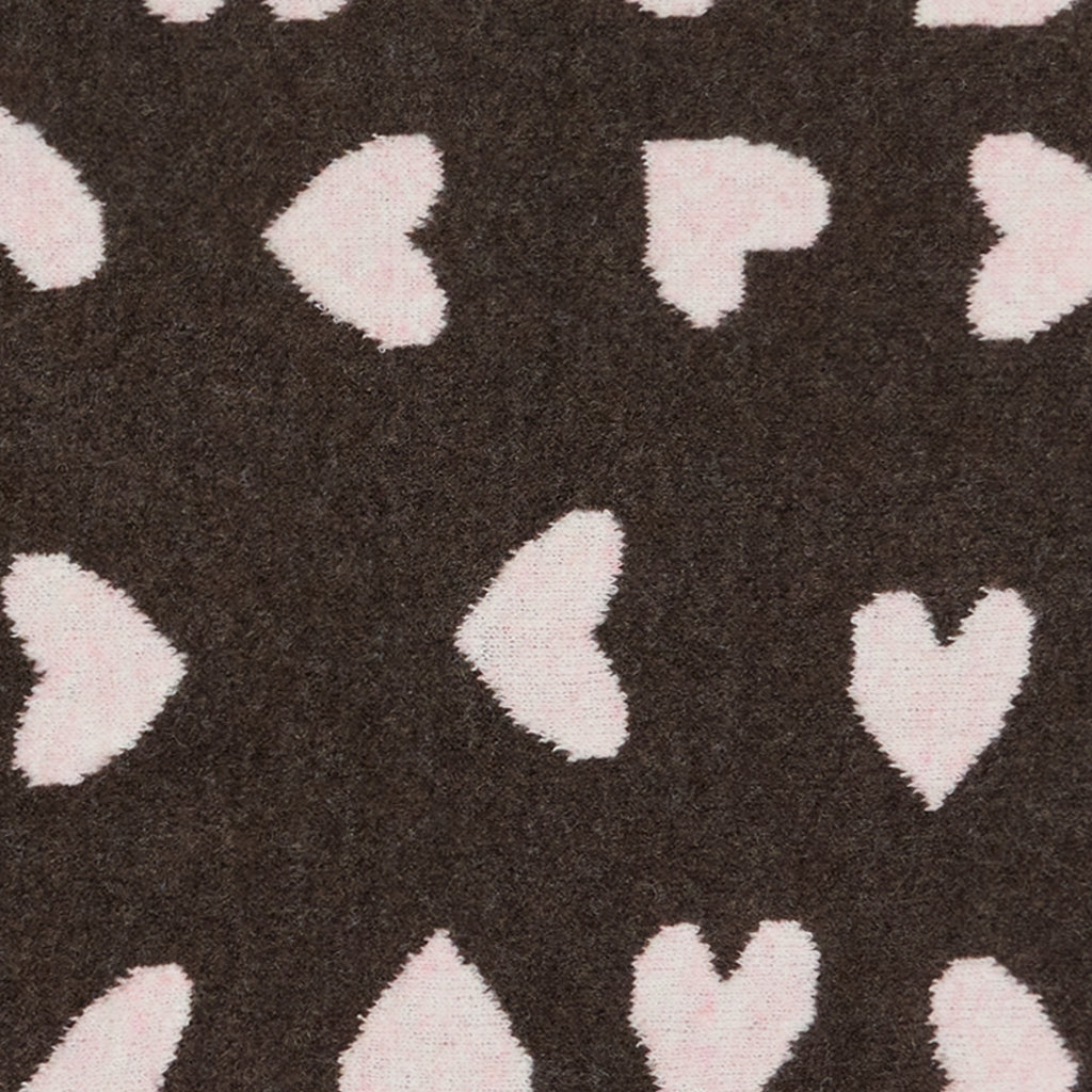 MARTA DU CHATEAU Marta du Chateau dame tørklæde MdcToppy BA-2868 Scarf Coffee/Pink