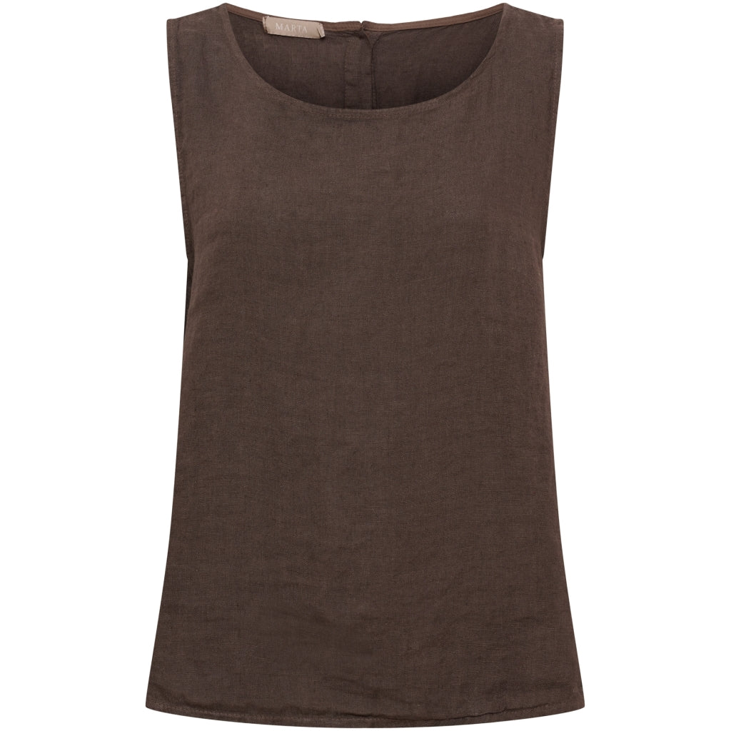 MARTA DU CHATEAU Marta du Chateau dame top MdcAlessia 258917 Top Mocca