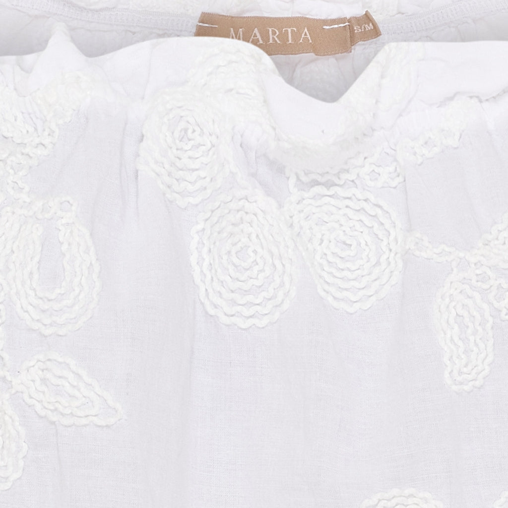 MARTA DU CHATEAU Marta du Chateau dame top MdcCassandra 7118 Top White