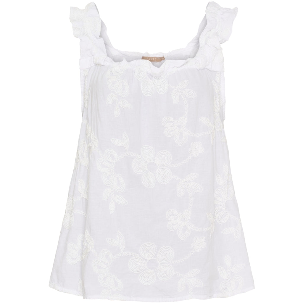 MARTA DU CHATEAU Marta du Chateau dame top MdcCassandra 7118 Top White