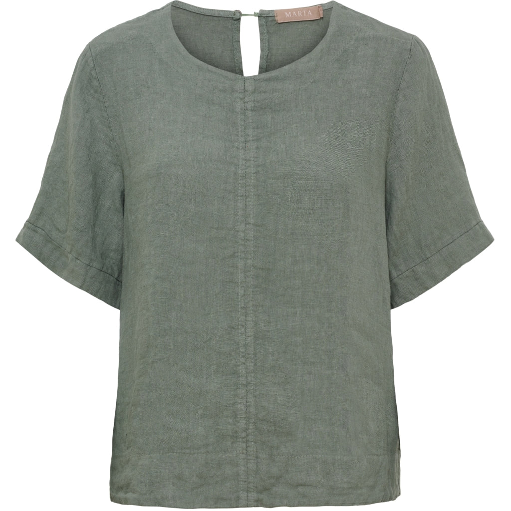MARTA DU CHATEAU Marta du Chateau dame top MdcCeyla TC268010 Top Militare