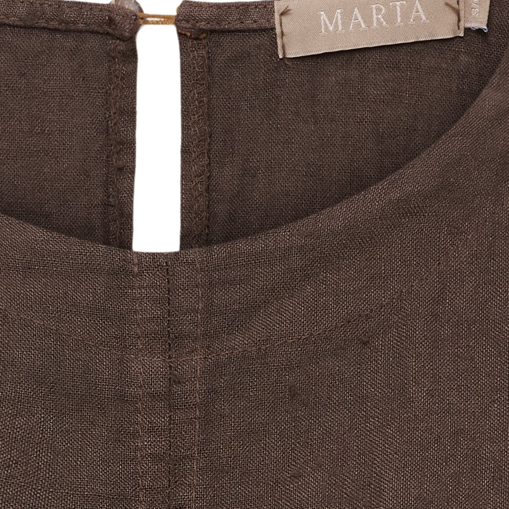 MARTA DU CHATEAU Marta du Chateau dame top MdcCeyla TC268010 Top Mocha93913