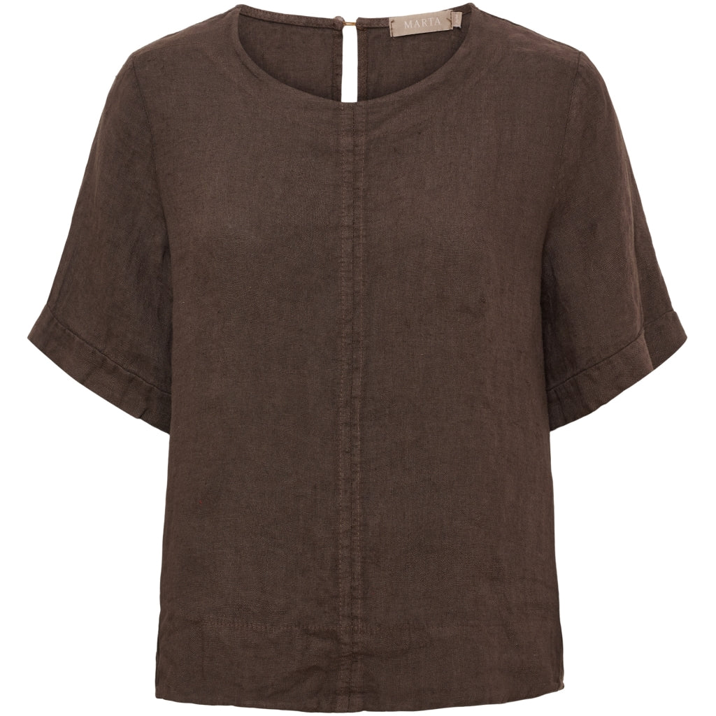 MARTA DU CHATEAU Marta du Chateau dame top MdcCeyla TC268010 Top Mocha93913