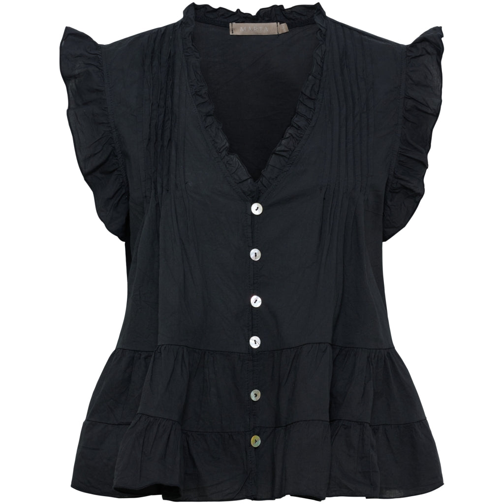 MARTA DU CHATEAU Marta du Chateau dame top MdcEmira TC68181 Top Black