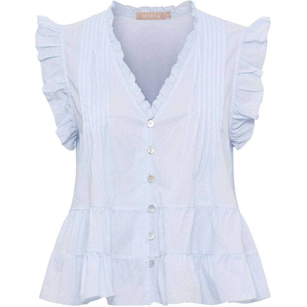 MARTA DU CHATEAU Marta du Chateau dame top MdcEmira TC68181 Top Cielo