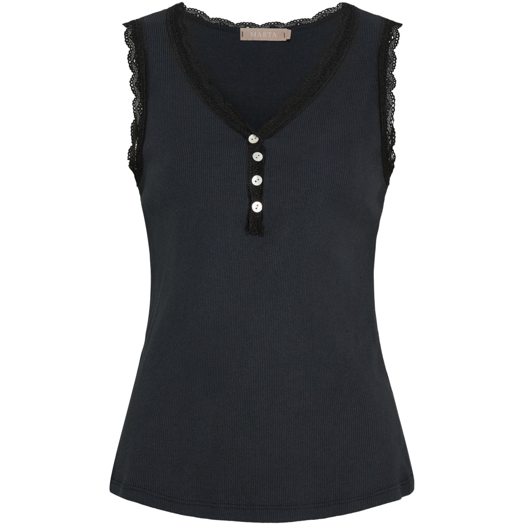 MARTA DU CHATEAU Marta du Chateau dame top MdcGaia 22528 Top Black