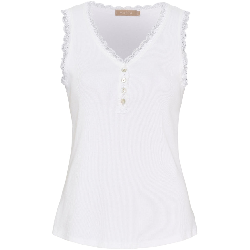MARTA DU CHATEAU Marta du Chateau dame top MdcGaia 22528 Top White