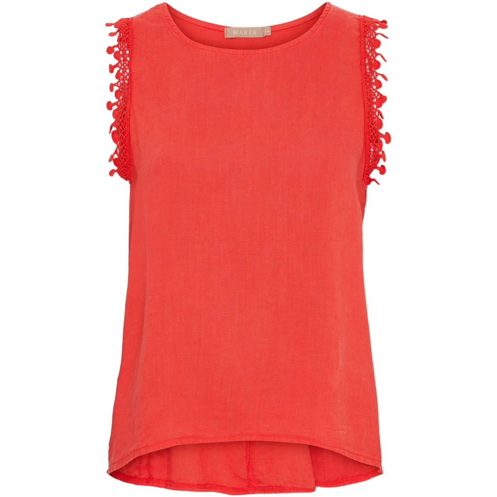 MARTA DU CHATEAU Marta du Chateau dame top MdcHolly 258355 Top Red5604