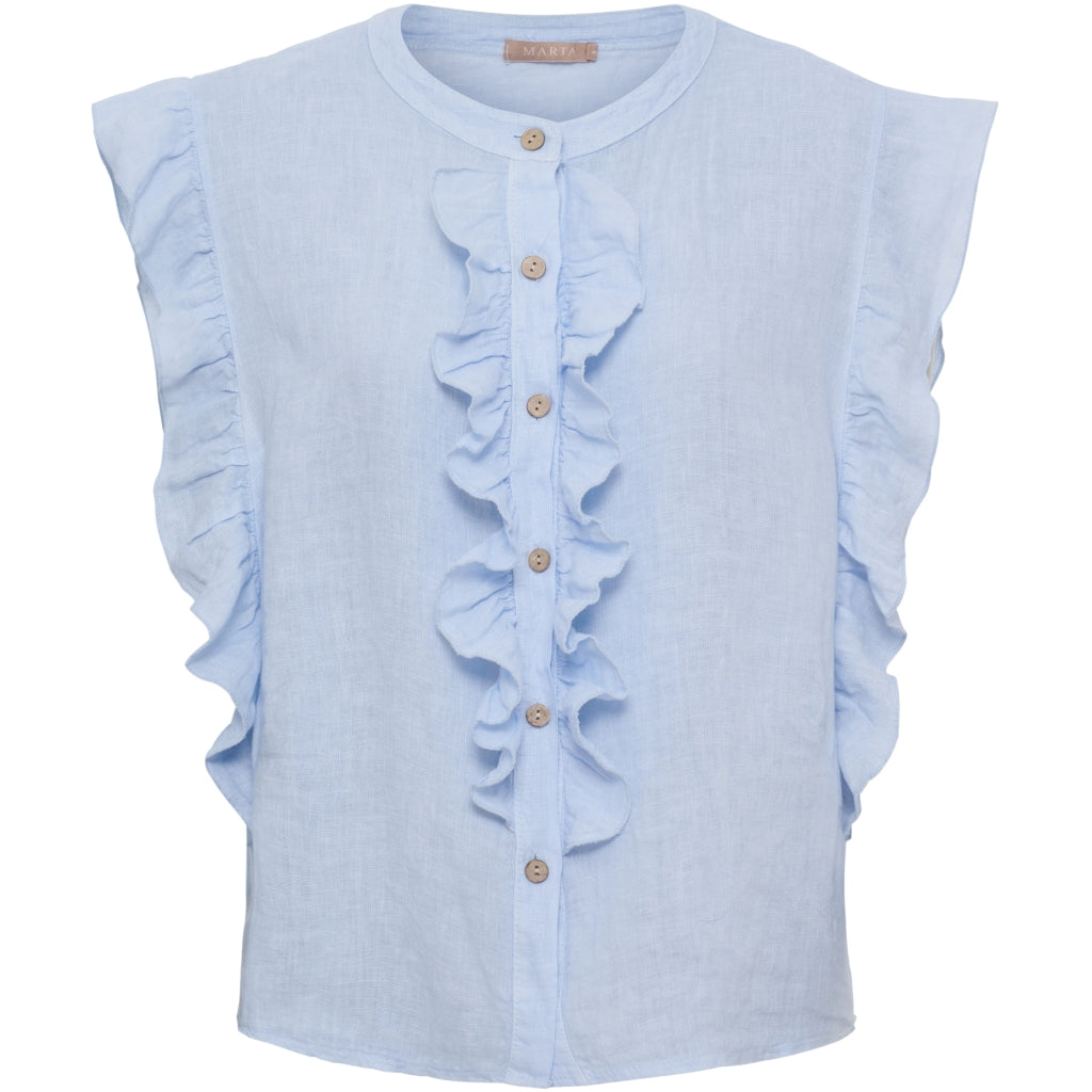 MARTA DU CHATEAU Marta du Chateau dame top MdcKarima 268433 Top Cielo