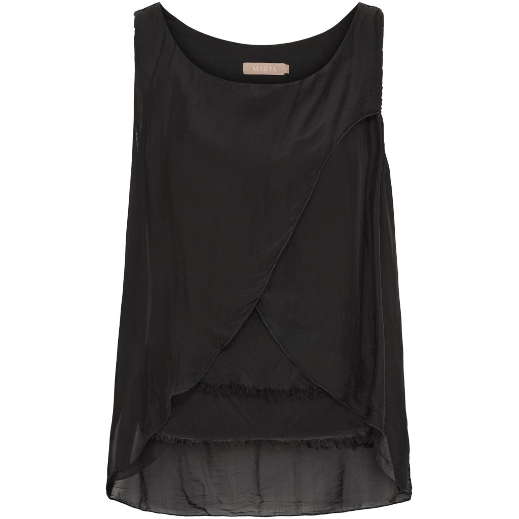 MARTA DU CHATEAU Marta du Chateau dame top MdcLaila 9119 Top Black