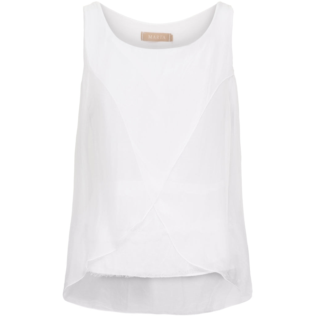 MARTA DU CHATEAU Marta du Chateau dame top MdcLaila 9119 Top White