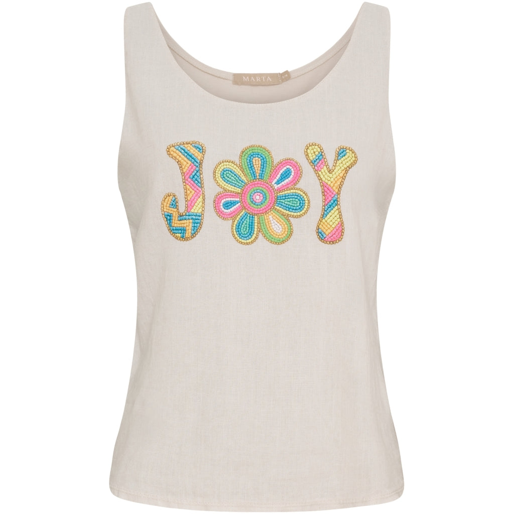 MARTA DU CHATEAU Marta du Chateau dame top MdcLine 25808 Top Beige