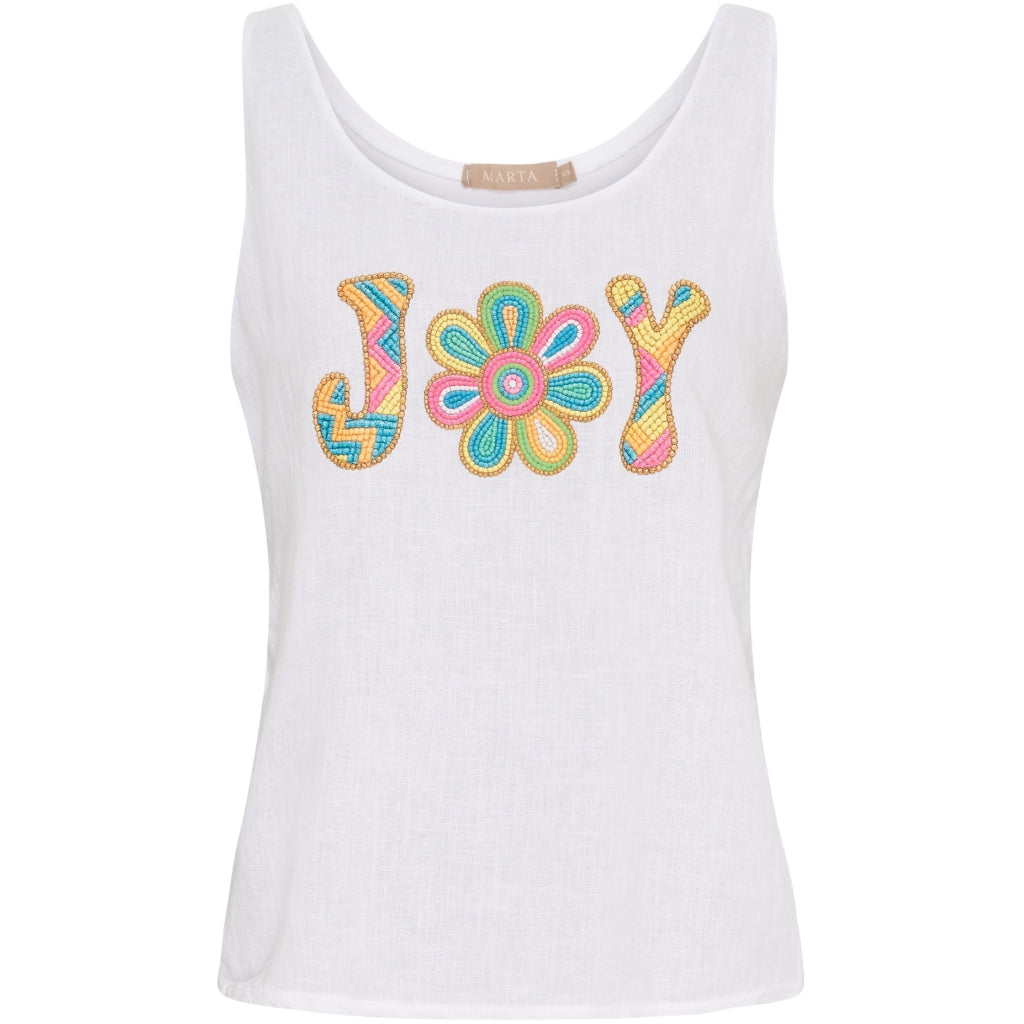 MARTA DU CHATEAU Marta du Chateau dame top MdcLine 25808 Top White