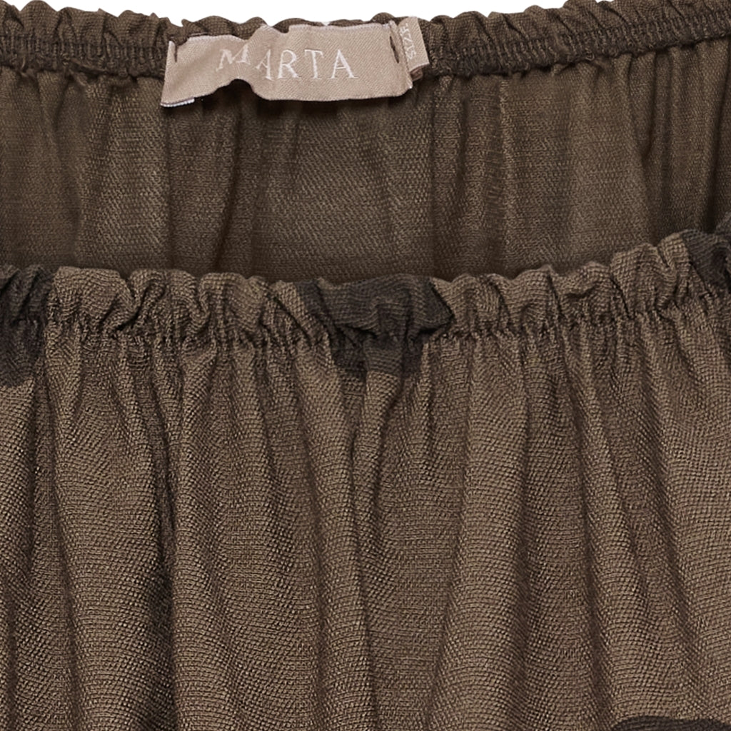 MARTA DU CHATEAU Marta du Chateau dame top MdcLuciana 26136 Top Brown