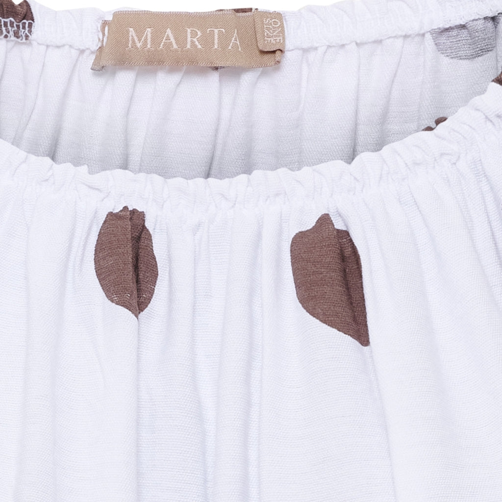 MARTA DU CHATEAU Marta du Chateau dame top MdcLuciana 26136 Top White